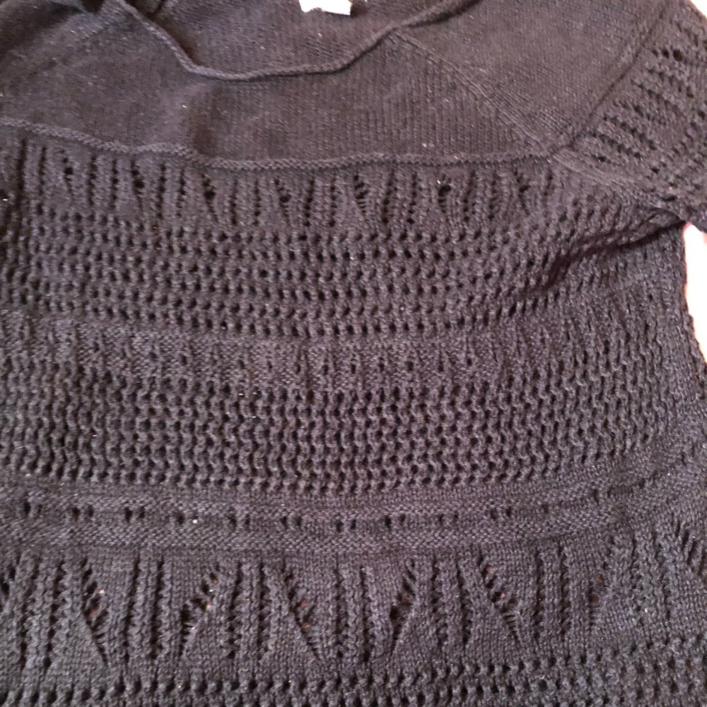 Long sleeve crocheted shirt